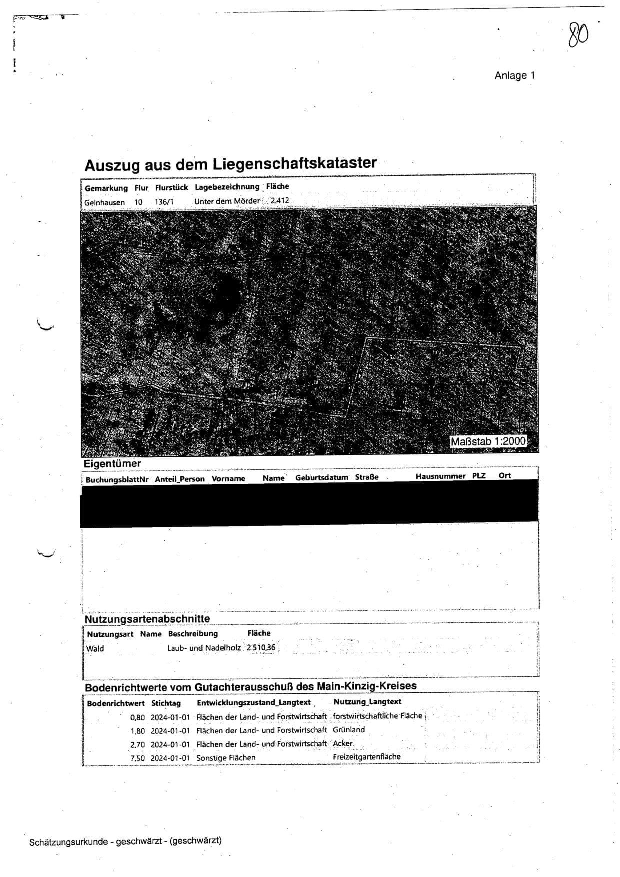 land- und forstwirtschaftlich genutztes Grundstück - Bild 1