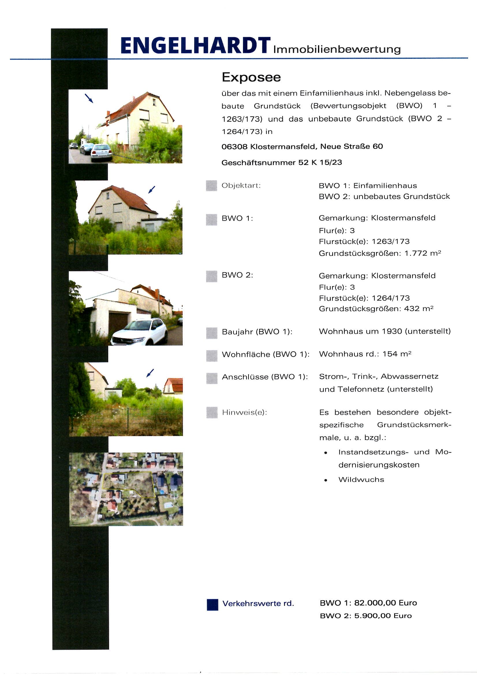 Einfamilienhaus, unbebautes Grundstück - Bild 1