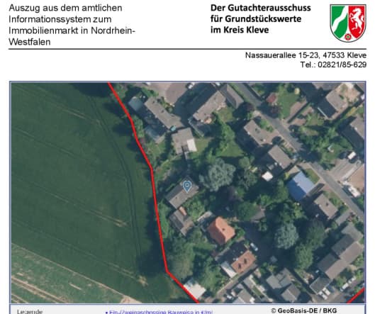 mit einem Carport bebaut, Doppelhaus , Wegefläche - Bild 1