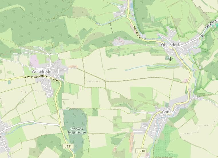 land- und forstwirtschaftlich genutztes Grundstück