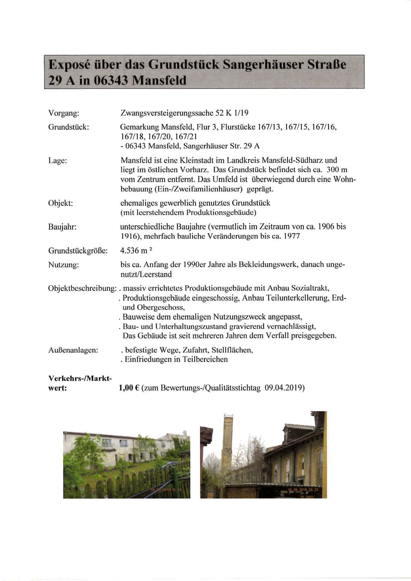 gewerblich genutztes Grundstück