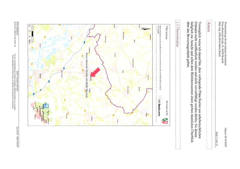 Einfamilienhaus, Gartengrundstück mit Garage