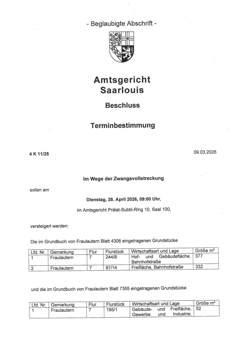 Sonstiges, gewerblich genutztes Grundstück, Gewerbeeinheit (z.B. Laden, Büro), Lagerhalle 