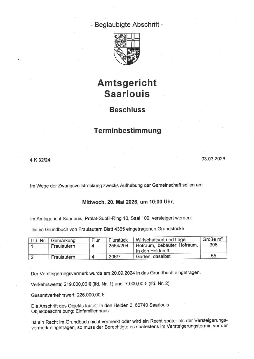 Einfamilienhaus, Garage