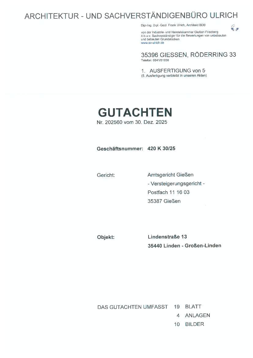 Zweifamilienhaus, Garage