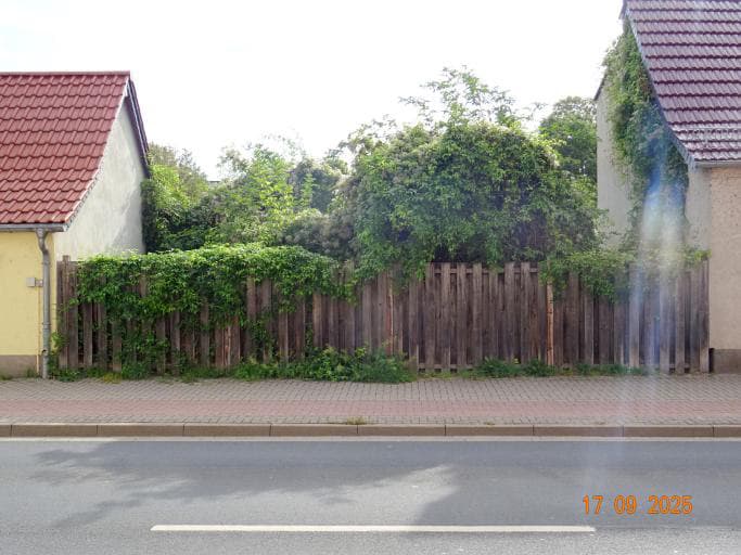 unbebautes Grundstück, als Baulücke