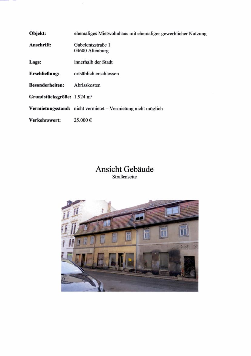 Wohn-/Geschäftshaus