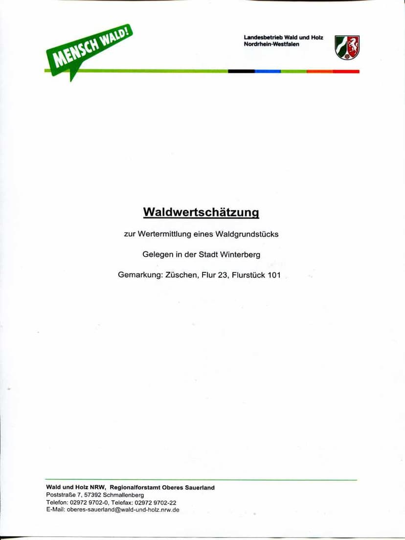land- und forstwirtschaftlich genutztes Grundstück