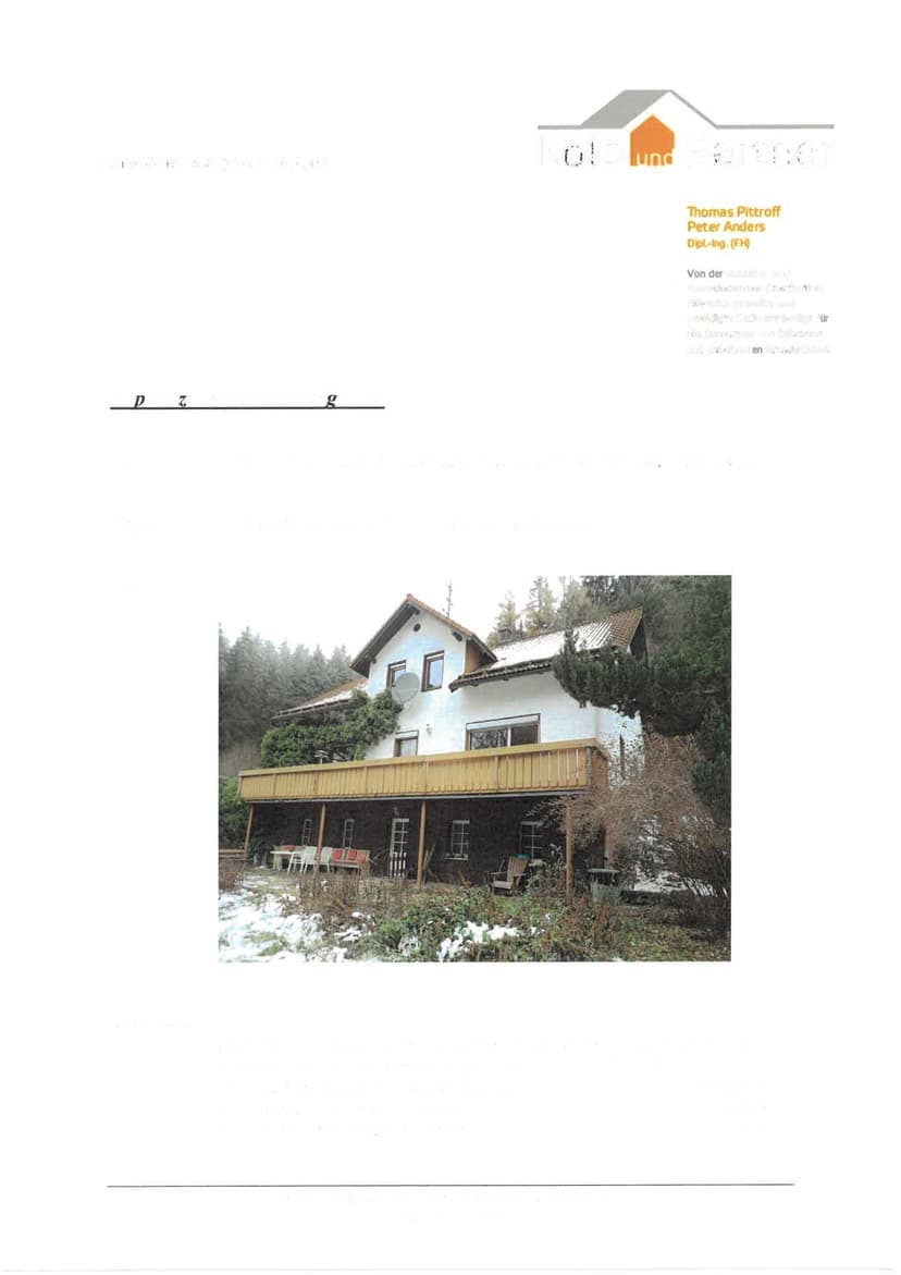 Einfamilienhaus, unbebautes Grundstück