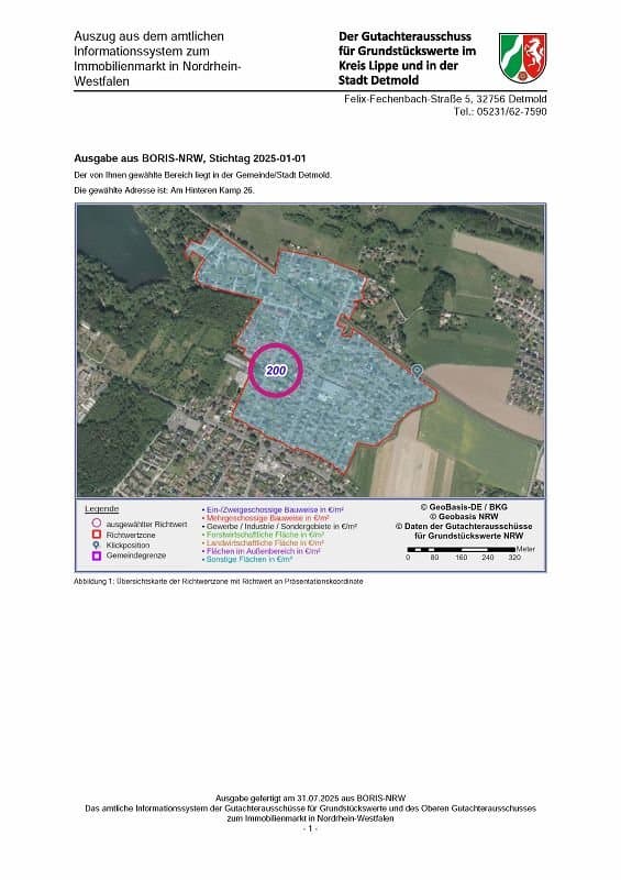 Kfz-Stellplatz, Einfamilienhaus