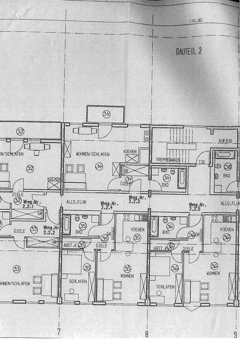 Eigentumswohnung (1 bis 2 Zimmer)