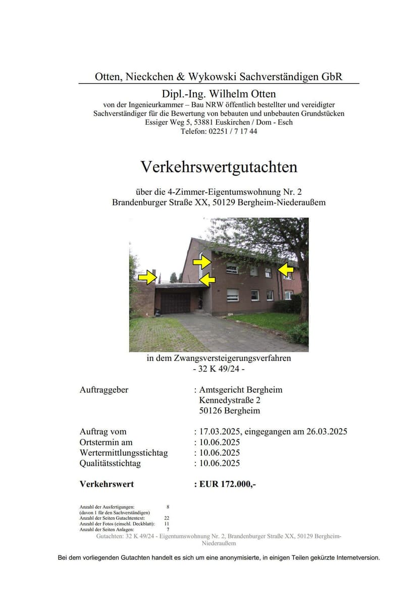 Eigentumswohnung (3 bis 4 Zimmer)