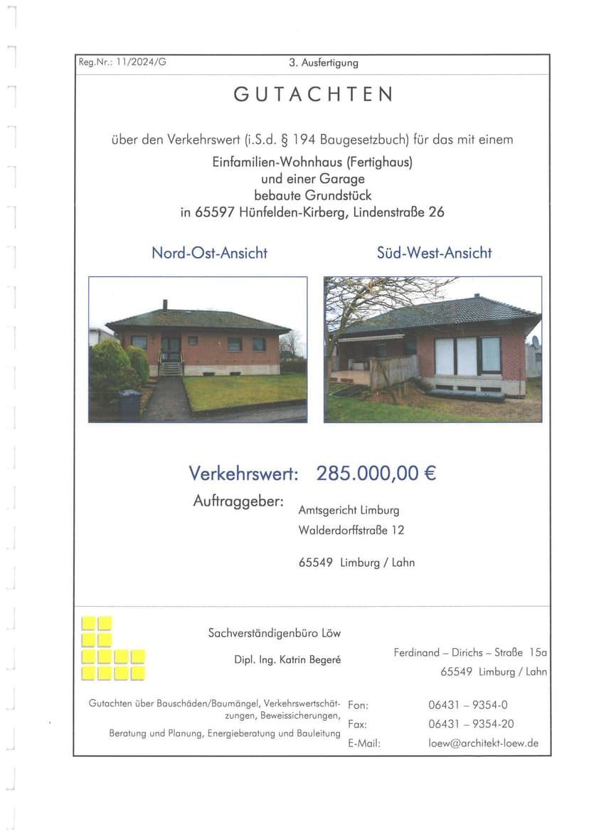 Einfamilienhaus, Garage