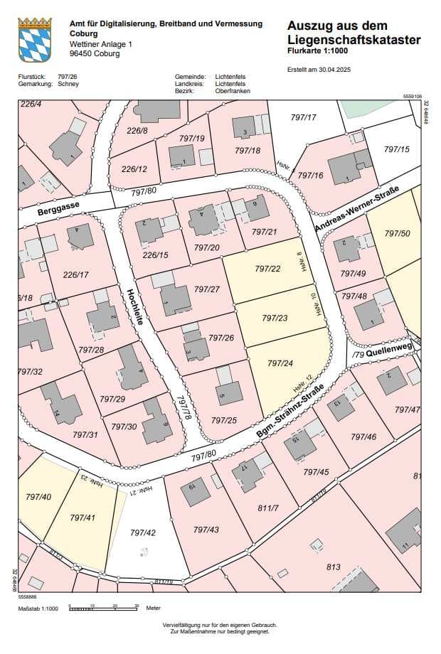Einfamilienhaus, Garage, Kfz-Stellplatz