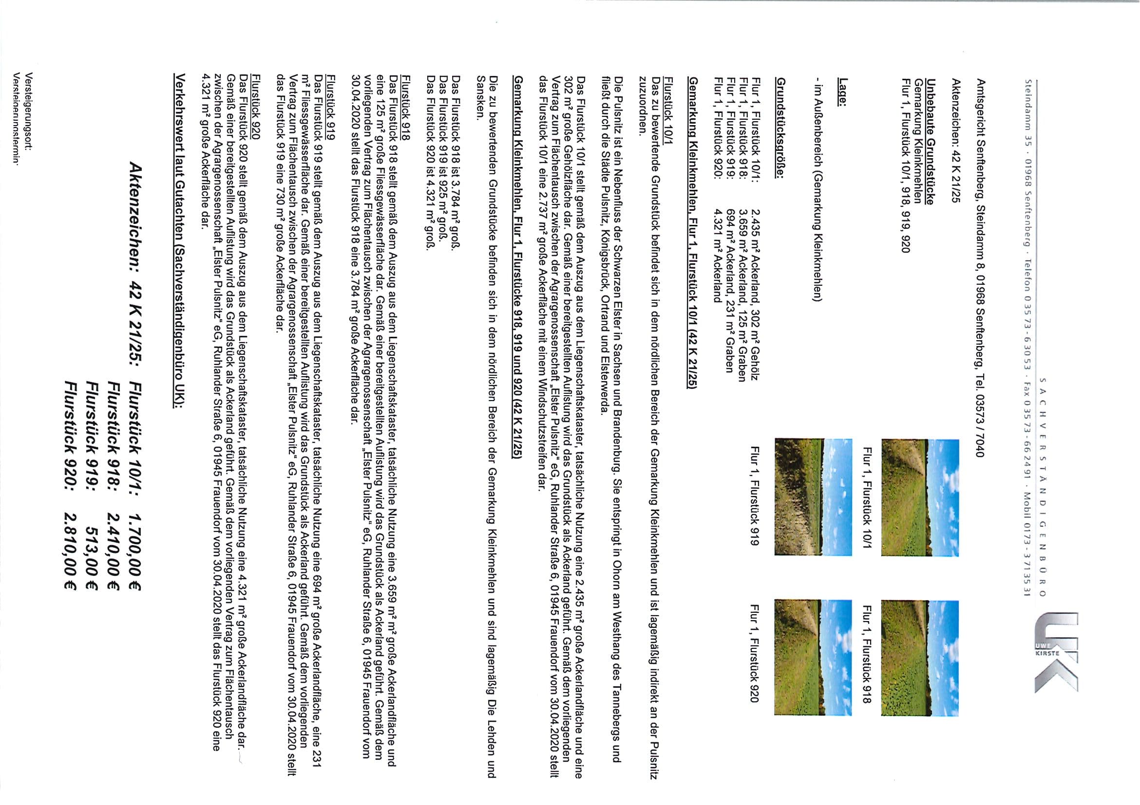 unbebautes Grundstück, Ackerland - Bild 1