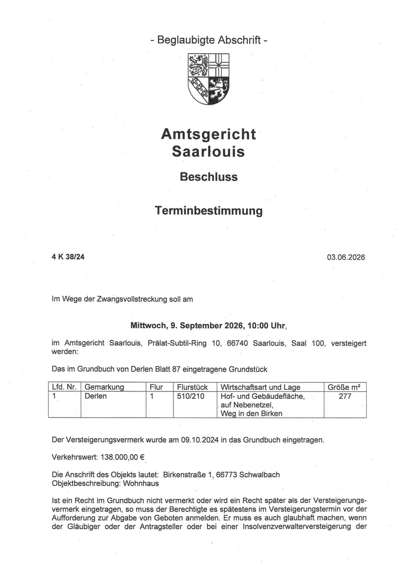 Sonstiges, Wohnhaus